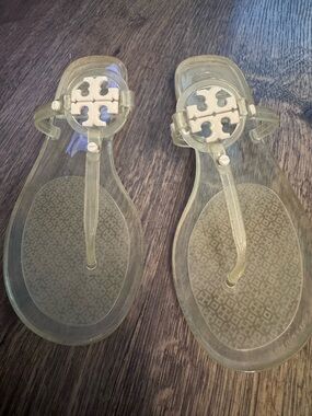 Tory Burch Clear Jelly Miller Sandals - Clear
